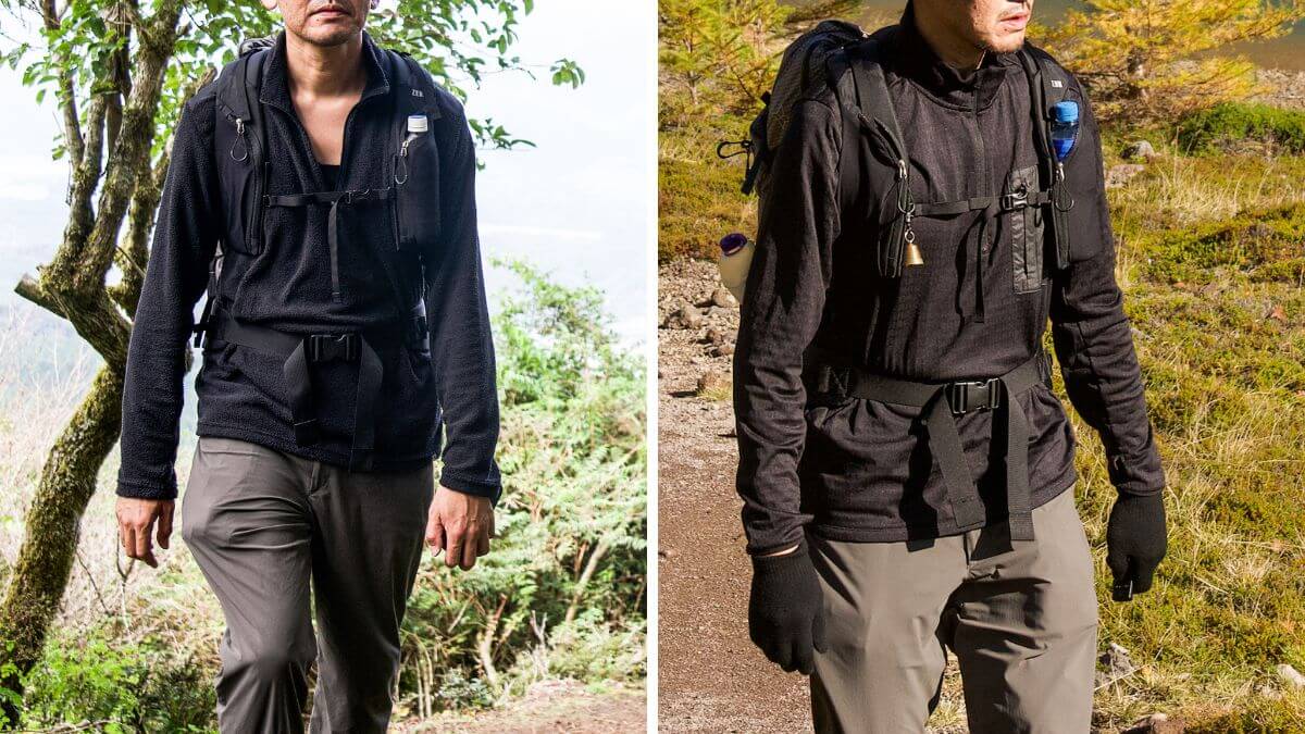 [Workman Testing at My Own Expense] Extremely convenient for low mountain hiking in autumn and winter! Hands-on review of the &quot;Thermolite Trek Half Zip&quot; and &quot;Symbol Fleece Half Zip&quot;