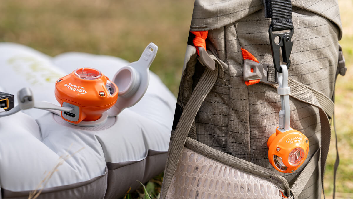 A new must-have for camping in the mountains: A practical review of the ultra-lightweight, high-output air pump "AEROGOGO GIGA PUMP Air"
