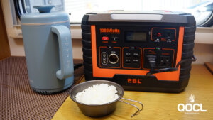 You can even cook rice with a 500W portable power supply! ELECOM&#39;s &quot;LiFERE small IH rice cooker&quot;, which specializes in cooking small amounts of rice up to 1 cup, is perfect for sleeping in a car or traveling in a camper. 