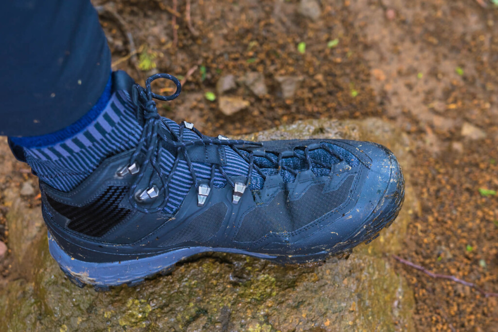 Review Mammut Ducan Knit High Gtx これがハイテク登山靴か 堅牢性の中にきらりと光る軽快さと極フィットが絶妙なトレッキングブーツ Outdoor Gearzine アウトドアギアジン