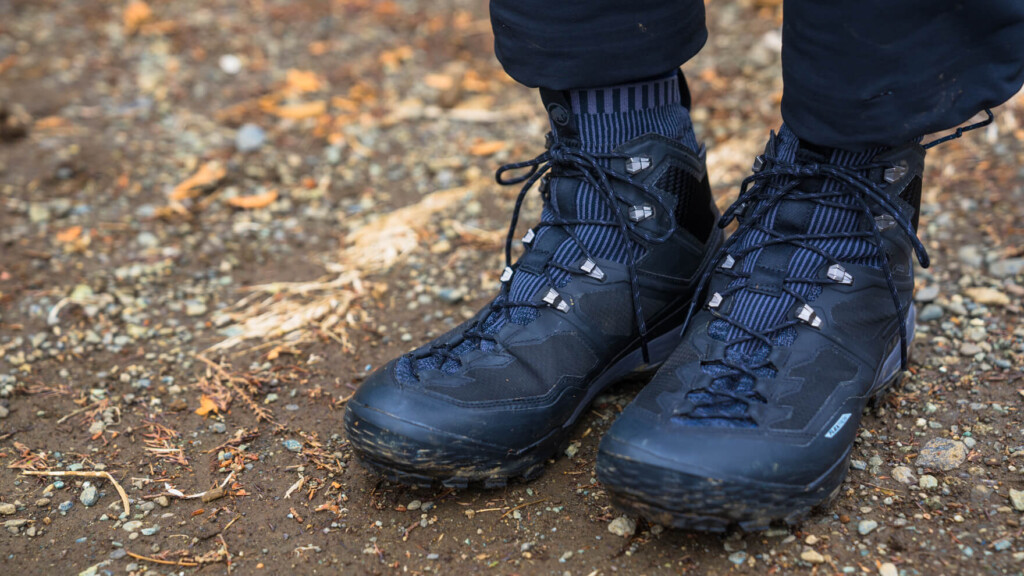 Review：MAMMUT Ducan Knit High GTX これがハイテク登山靴か。堅牢性 