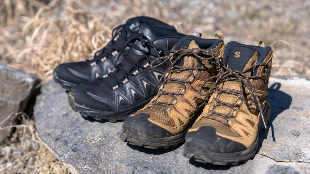 SALOMON X WARD LEATHER MID GORE-TEX ／ X BRAZE MID GORE-TEX レビュー：おなじみの超快適ハイキングシューズに、登山デビューにピッタリの新モデルが登場