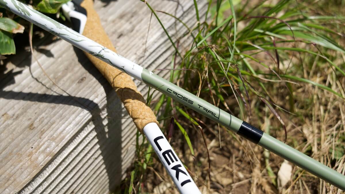 LEKI Crosstrail FX Superlight Review: Trekking poles for those who enjoy a variety of activities, from trekking to trail running. Experience &quot;real four-legged walking&quot; with high support!