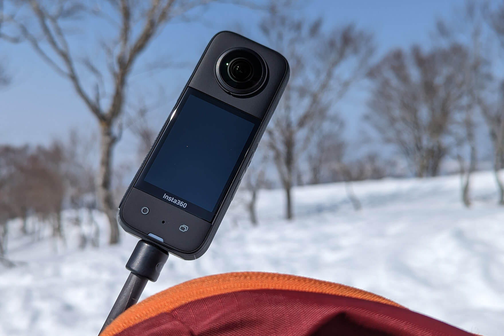 360度アクションカメラ Insta360 X3 で「まるでドローン」なスキー映像
