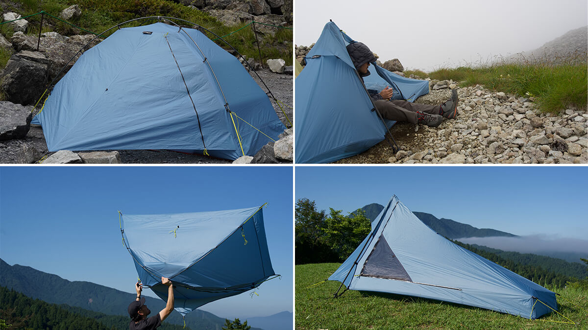 PAAGOWORKS「ZENN DOME SHELTER & ZENN 2 POLE SHELTER 」実践レビュー：快適さの895gか、極限の410gか。全く異なるアプローチで挑んだ「日本の山の最適解」【軽量シングルウォールシェルター】
